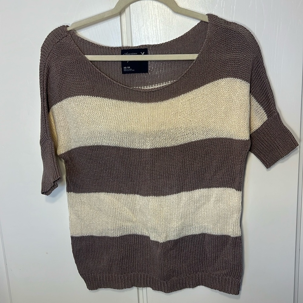 Knit sweater top